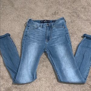 Light wash jeans